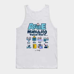 Agile Manifesto, Value More ... Tank Top